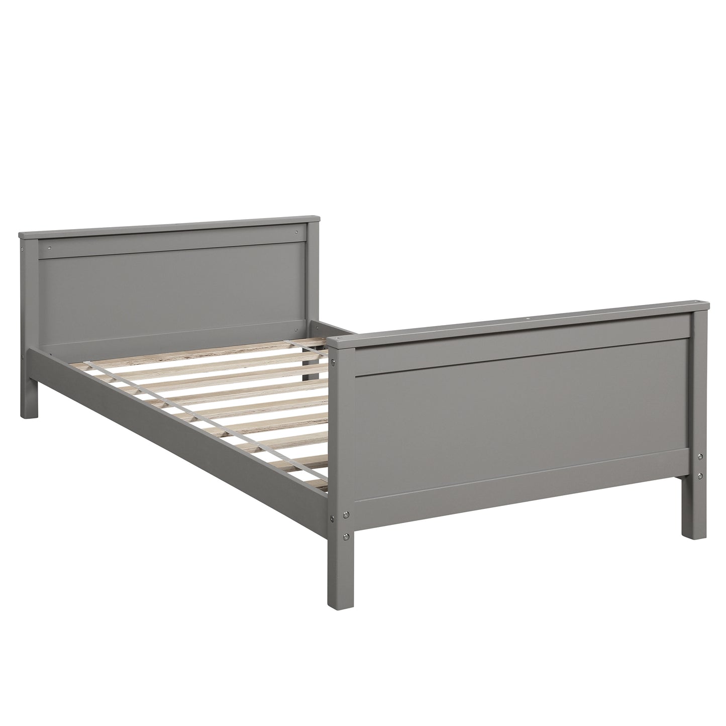 【Pottery Barn】Twin over Twin Bed with Drawers and Shelves Gray